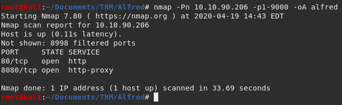 NMAP Result